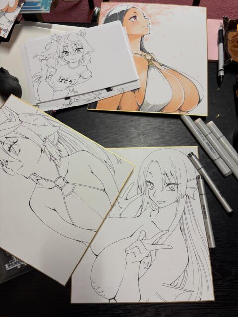 ６時から作業に勤しむ！

#浄泉寺
#色紙